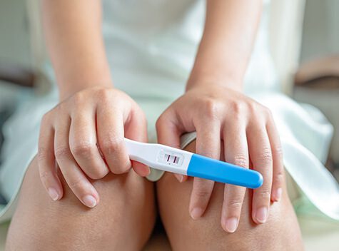 SMWC - positive pregnancy test