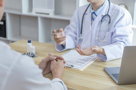 SMWC - male doctor gave advice on treatment